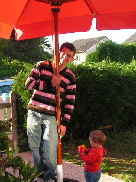 moi et le parasol 